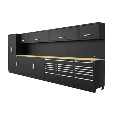 Sealey APMSOAK Complete Modular Workshop Storage Combination - Oak Worktop