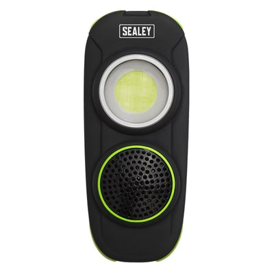 Sealey LED50WS 10W COB LED Rechargeable Torch with Wireless Speaker