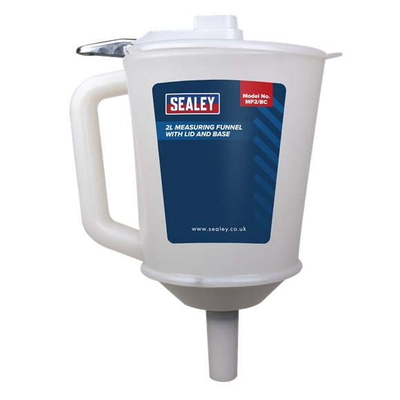Sealey MF2/BC 2L Measuring Funnel with Lid and Base