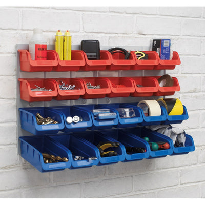Sealey TPS132 Bin & Panel Combination 24 Bins - Red/Blue