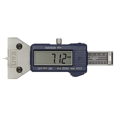 Sealey VS0565 Digital Tyre Tread Depth Gauge - Pin Tip