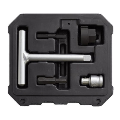 Sealey VS673 Plastic Oil Drain Plug Driver Kit 5pc