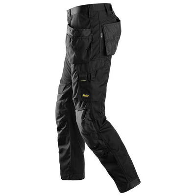 Snickers 6201 AllroundWork Trousers Holster Pocket, Black/Black