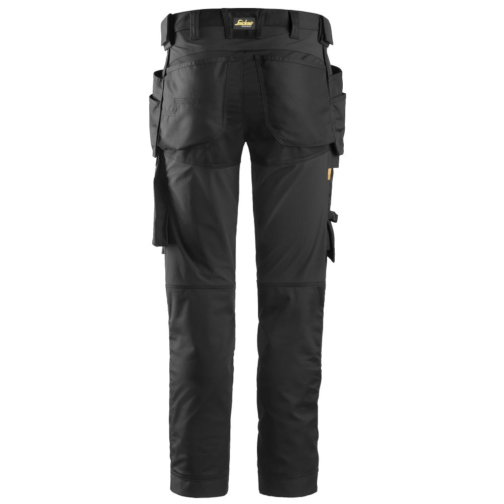 Snickers 6241 AllRoundWork Stretch Holster Pocket Trousers, Black