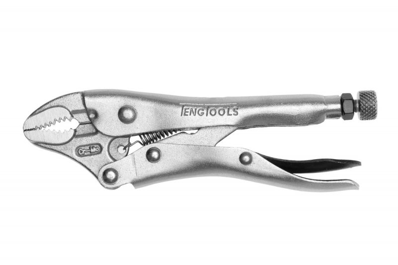 Teng Tools 401-5 Plier Power Grip Curved Jaw 5 inch