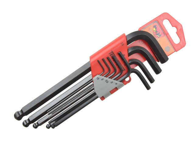 Teng Tools 1479MM 9 Piece Ball End Hex Key Set