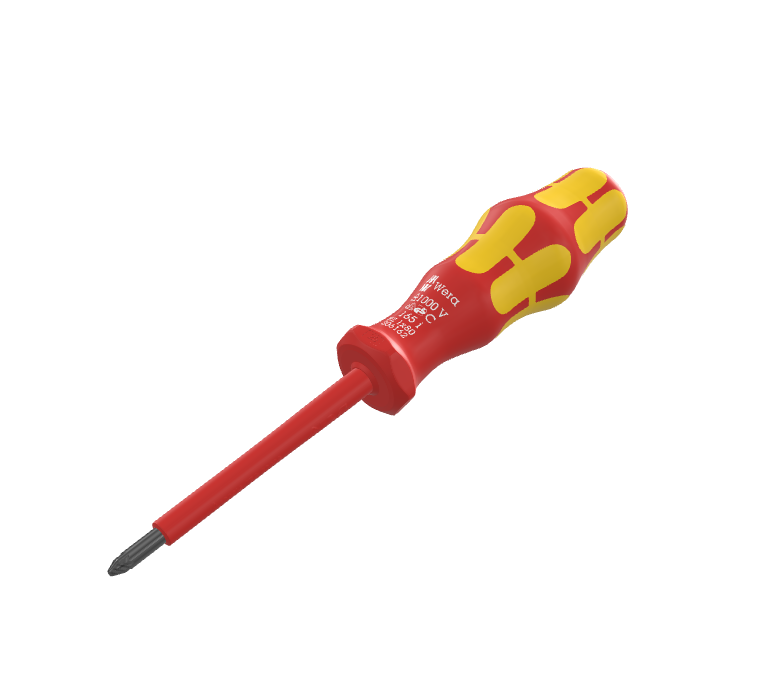 Wera 165I VDE Screwdriver PZ1/80 Kraftform Plus