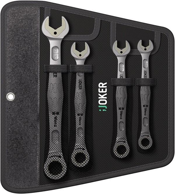 Wera 6000 Joker Ratchet Combi Wrench Set 4 Pc