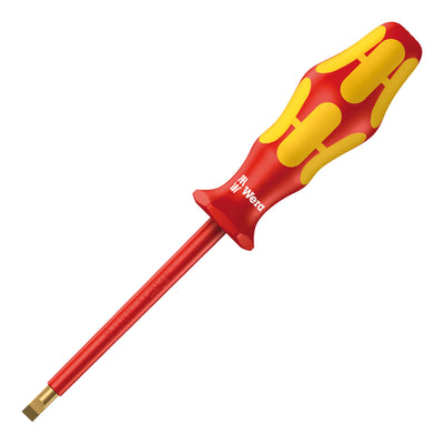 Wera 160I VDE Slotted Screwdriver 2.5mm Kraftform Plus