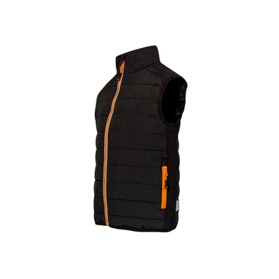Xpert Pro Junior Rip-Stop Panelled Bodywarmer, Black