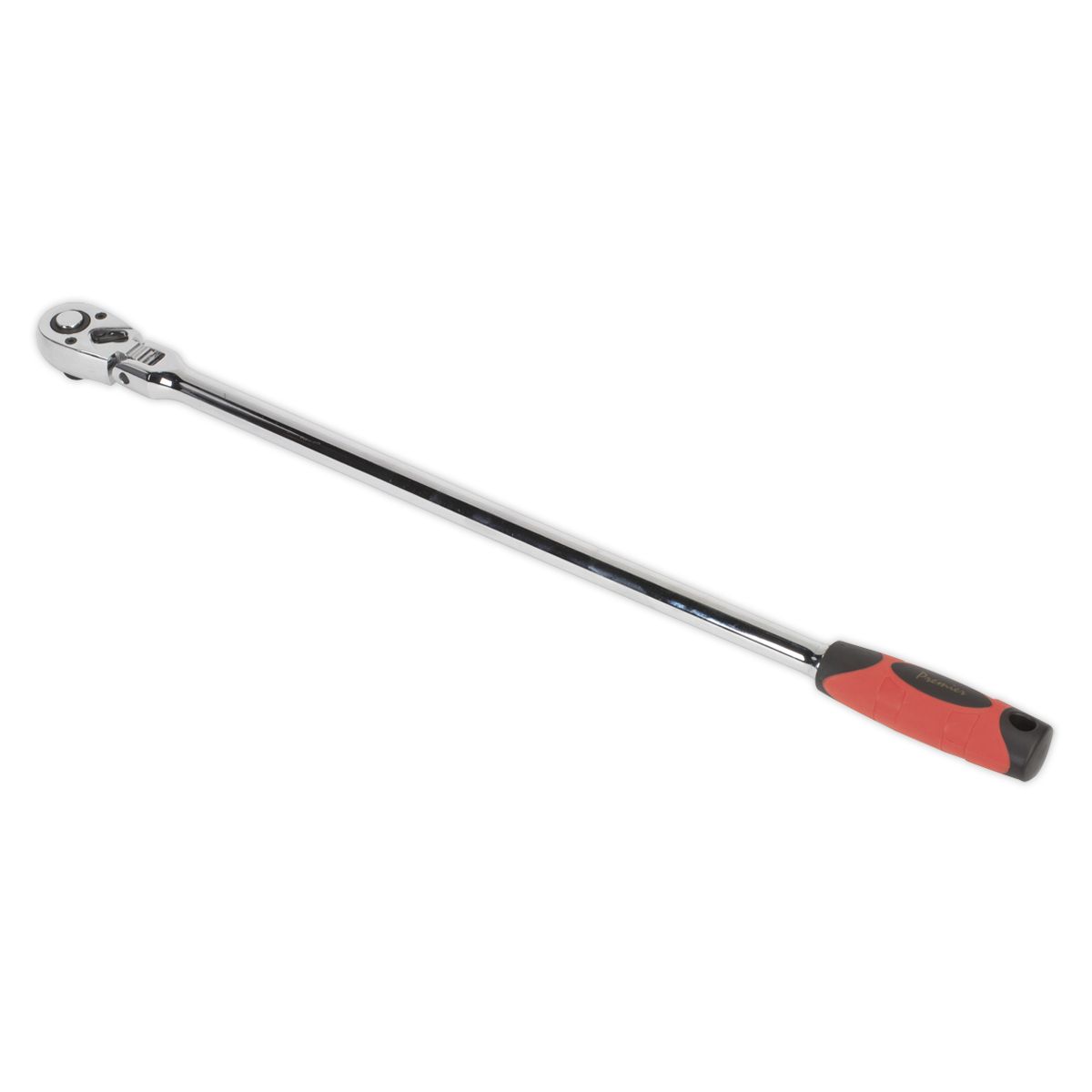 Sealey AK6698 Ratchet Wrench Flexi-Head Extra Long 600mm 1/2"Sq Drive