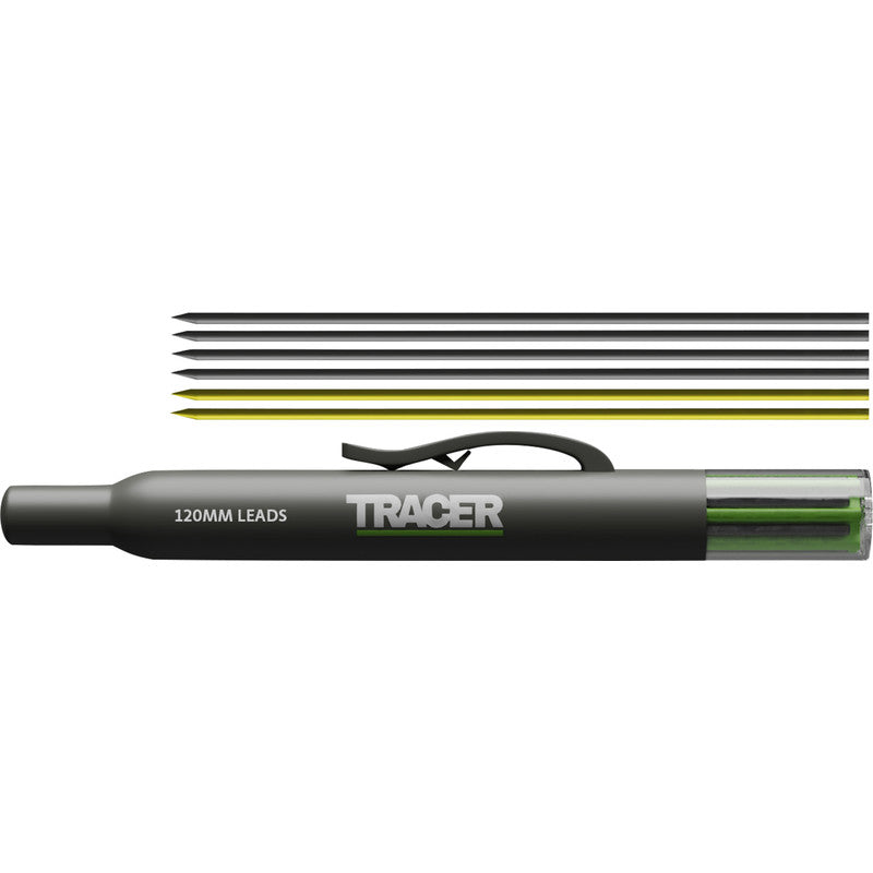 Tracer ALH1 Pack of 6 Replacement Leads (4x 2B & 2x Yellow) C/W Lead Holster