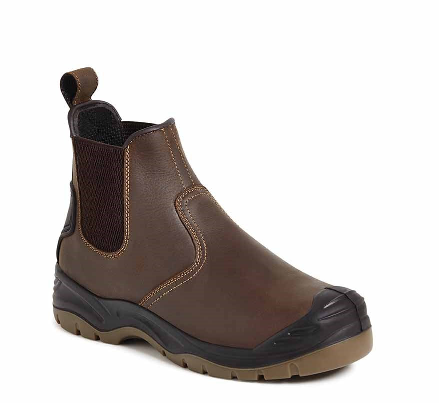 Apache Safety Dealer Boot S3, SRC, Brown