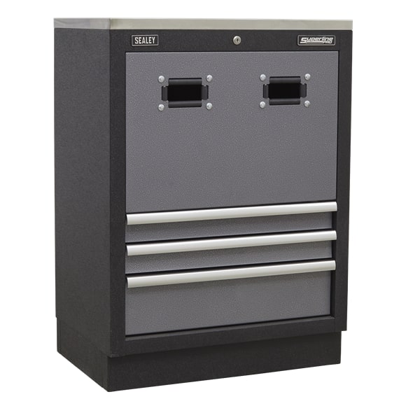 Sealey APMSSTACK16W Superline Pro 4.9m Storage System - Pressed Wood Worktop