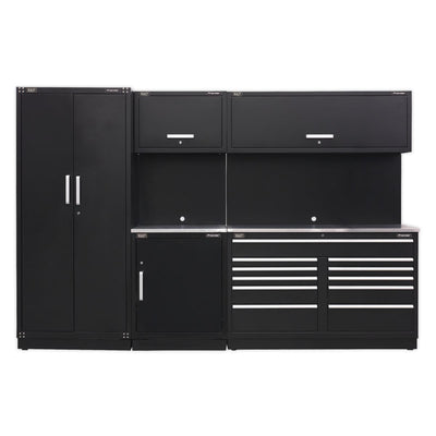 Sealey APMSCOMBO2SS Modular Storage System Combo - Stainless Steel Worktop