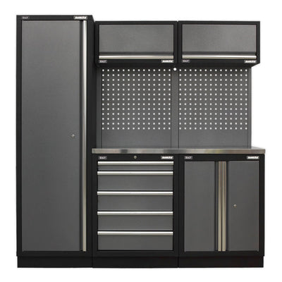 Sealey APMSSTACK02SS Modular Storage System Combo Stainless Steel Worktop