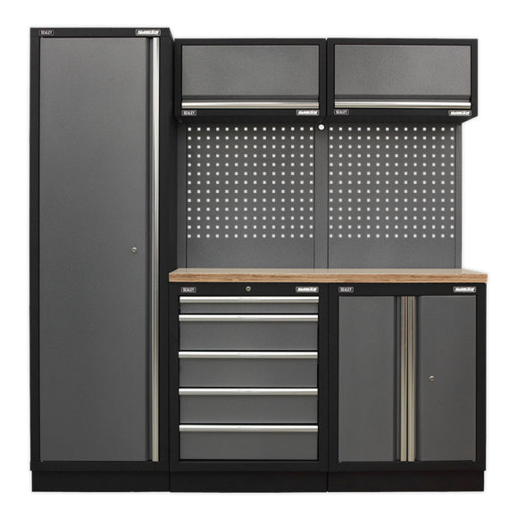 Sealey APMSSTACK02W Modular Storage System Combo Pressed Wood Worktop