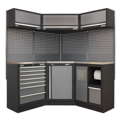Sealey APMSSTACK08SS Modular Storage System Combo - Stainless Steel Worktop