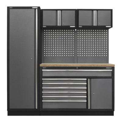 Sealey APMSSTACK10W Superline Pro 1.96m Storage System - Pressed Wood Worktop