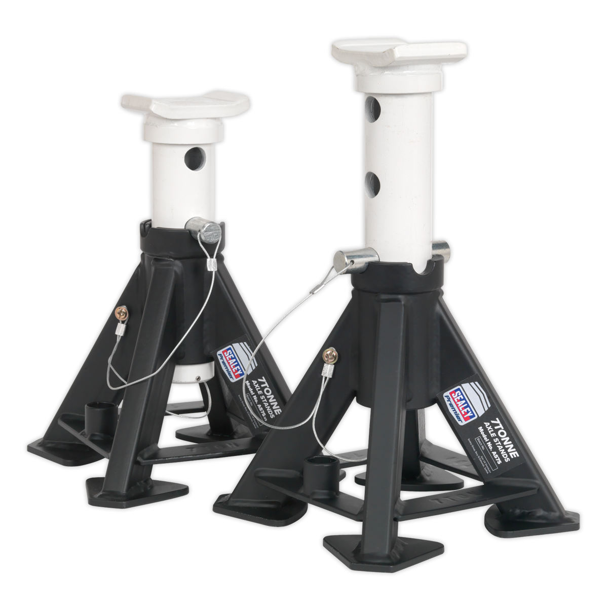 Sealey AS7S Axle Stands (Pair) 7tonne Capacity