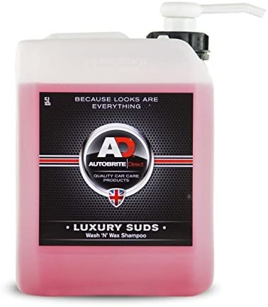 Autobrite Luxury Suds, Wash 'N' Wax Shampoo 5L