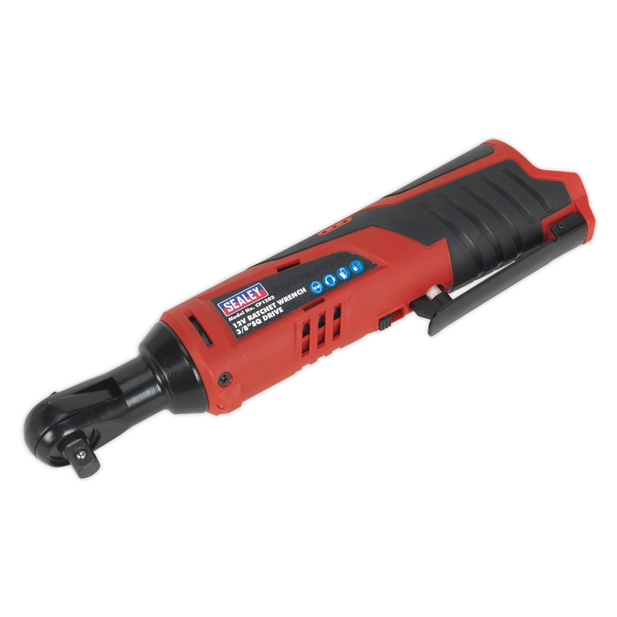 Sealey CP1202 Cordless Ratchet Wrench 3 8 Sq Drive 12V Li ion Body O DW Tool Shop