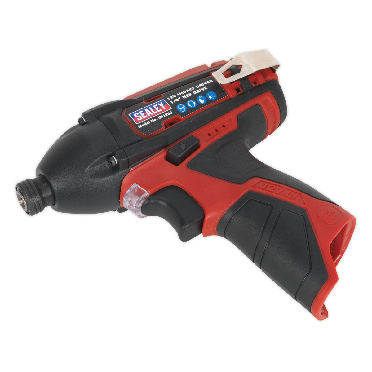 Sealey CP1203 Cordless Impact Driver 1/4"Hex Drive 80Nm 12V Li-ion- Body Only
