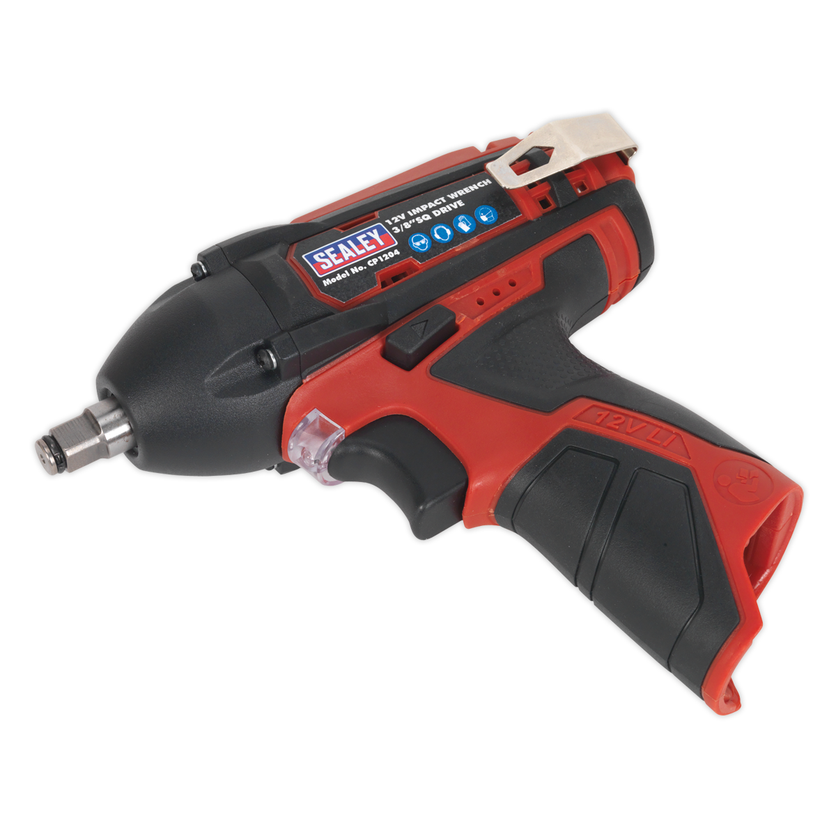 Sealey CP1204 Cordless Impact Wrench 3/8"Sq Drive 80Nm 12V Li-ion - Body Only