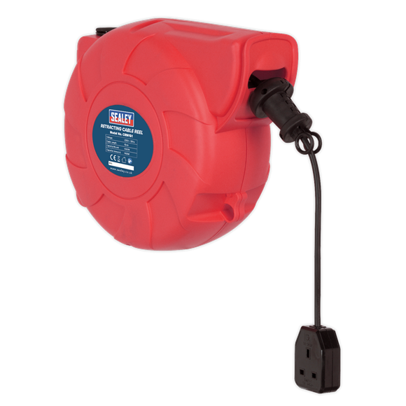 Sealey CRM151 Cable Reel System Retractable 15m 1 x 230V Socket