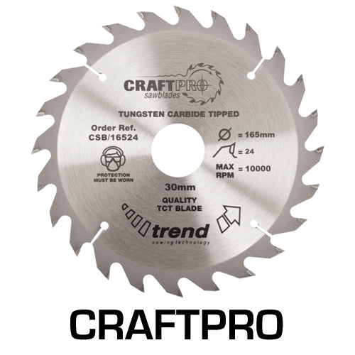 Trend Craft Saw Blade 215mm x 24T x 30mm