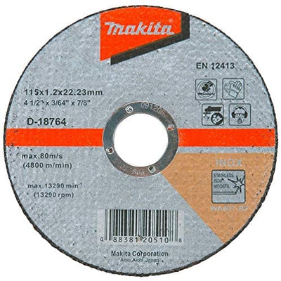 Makita D-18764 Thin Cutting Wheel 115X1X22.23