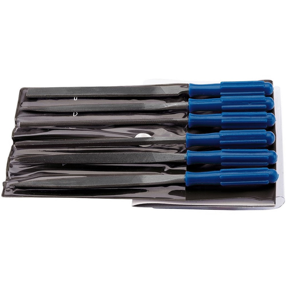 Draper 14185 100mm Warding File Set with Handles (6 Piece)