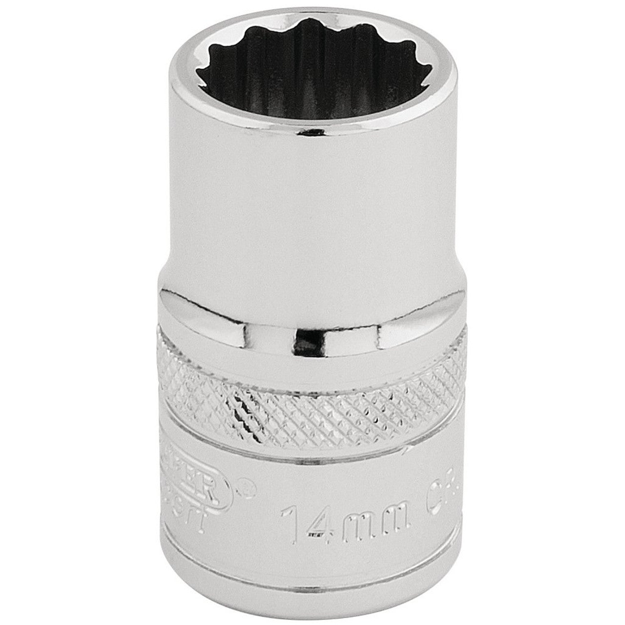 Draper 33125 HI-TORQ 12 Point Socket, 1/2" Sq. Dr., 14mm