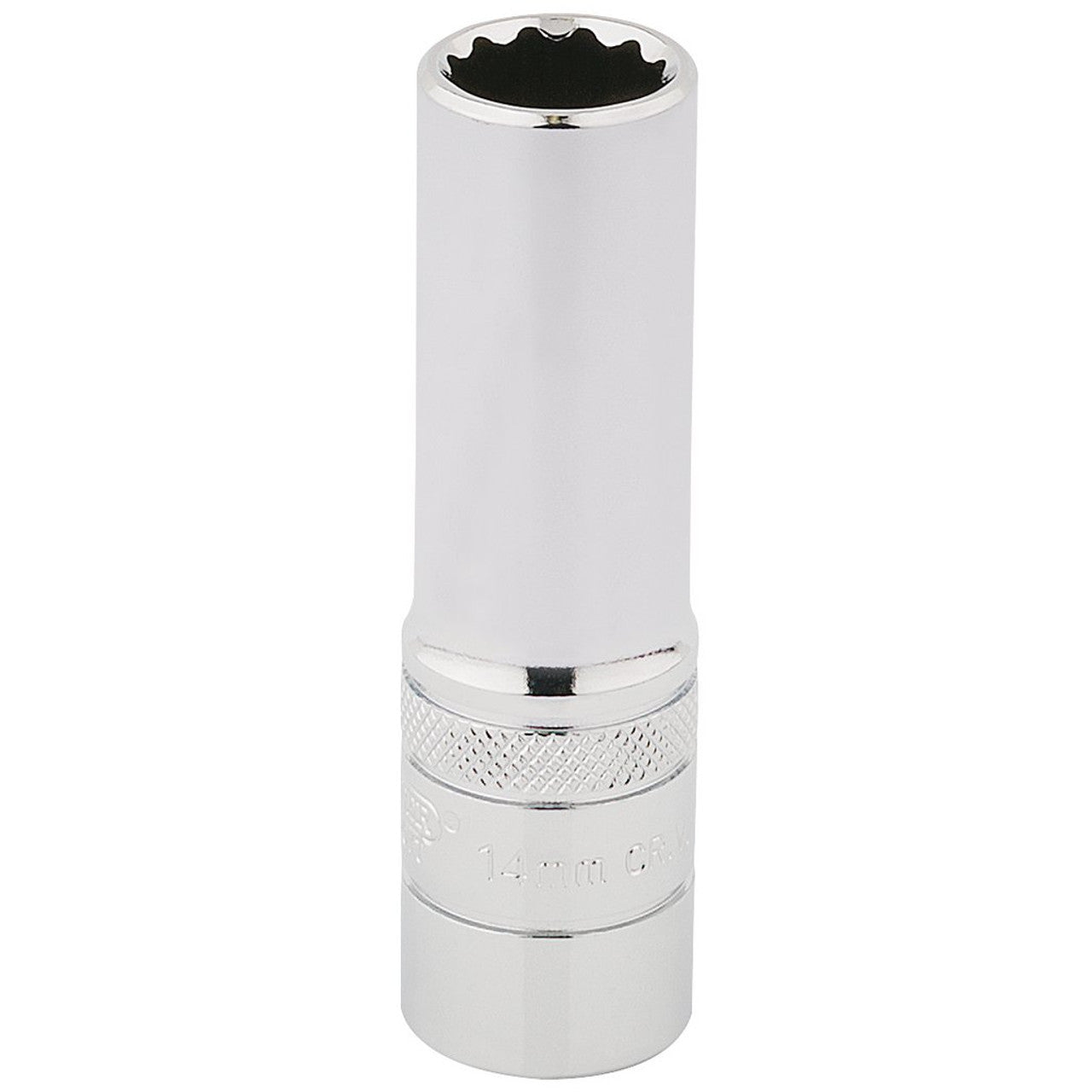 Draper 33733 HI-TORQ 12 Point Deep Socket, 1/2" Sq. Dr., 14mm