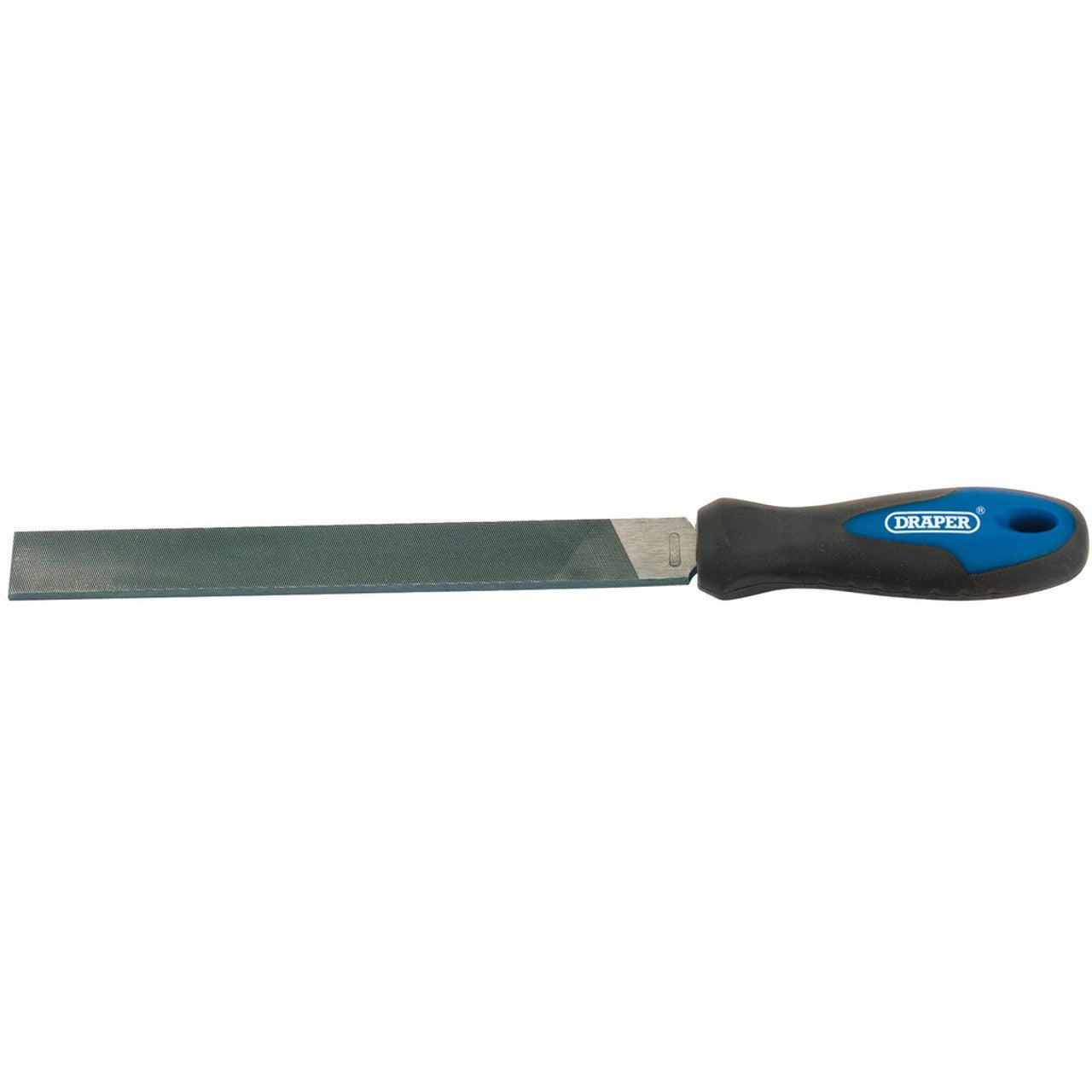 Draper 44953 Soft Grip Engineer's Hand File and Handle, 200mm