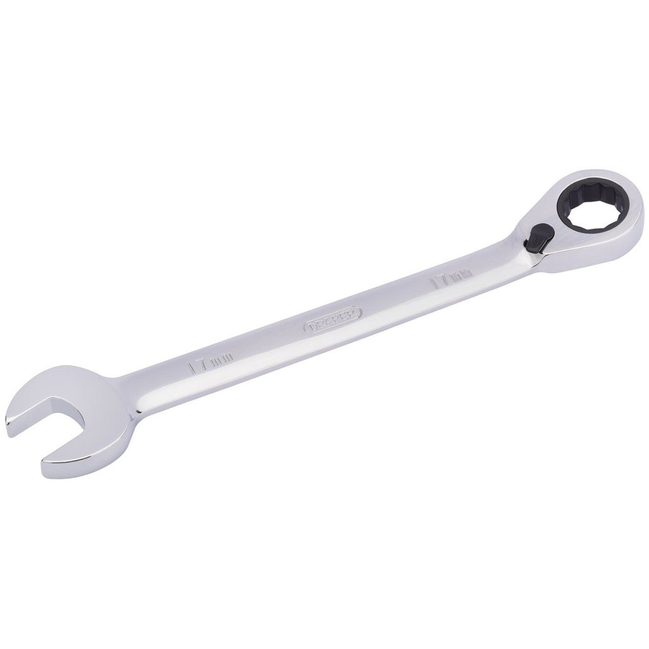 Draper 52005 HI-TORQ Metric Reversible Ratcheting Combination Spanner, 17mm