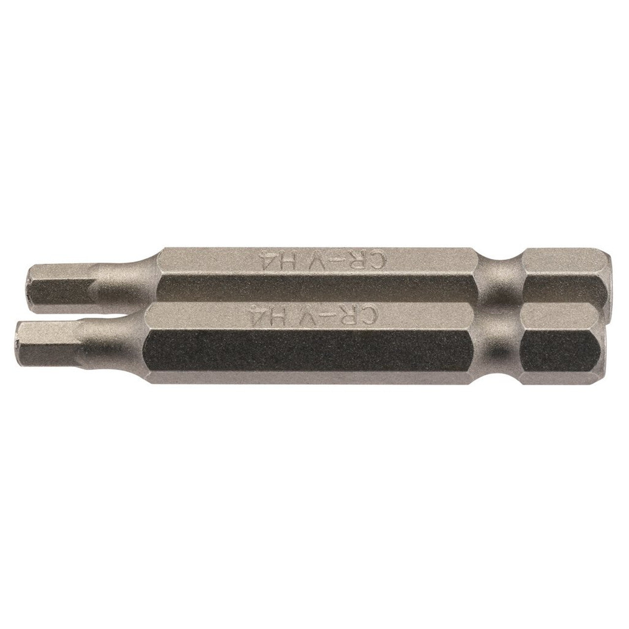 Draper 64254 Hexagonal Insert Bit, 4mm, 1/4" Hex, 50mm Long (Pack of 2)