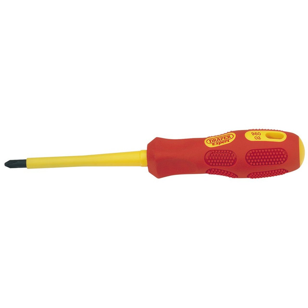 Draper 69226 VDE Approved Fully Insulated Cross Slot Screwdriver, No.2 x 100mm