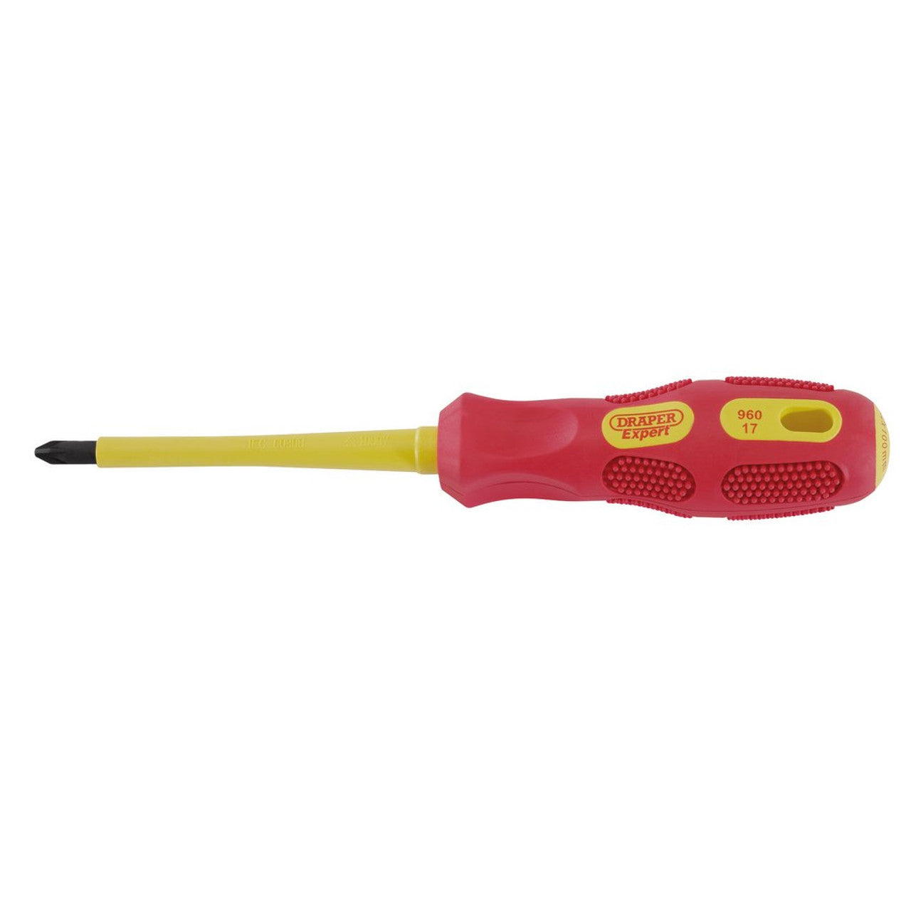 Draper 69229 VDE Approved Fully Insulated PZ TYPE Screwdriver, No.2 x 100m