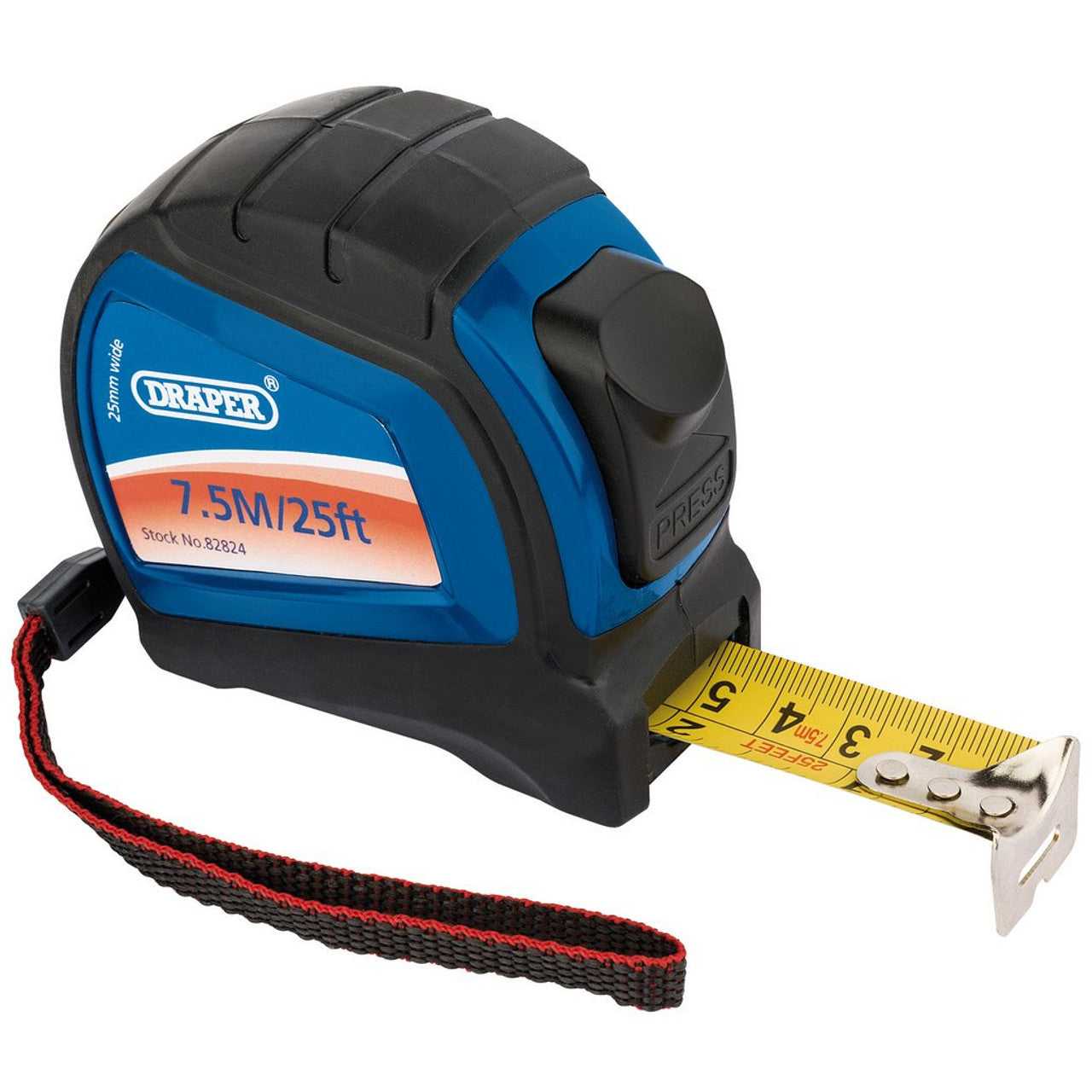 Draper 82824 Expert Measuring Tape, 7.5m/25ft