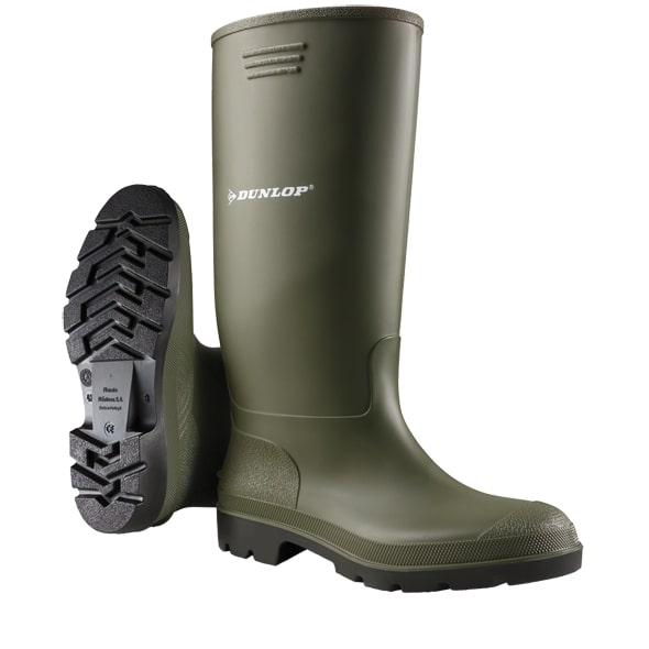 Dunlop Pricemastor Wellington Boot, Green