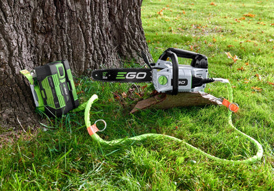 EGO CSX3002 Top Handle Chainsaw Kit, 4Ah Battery & Rapid Charger
