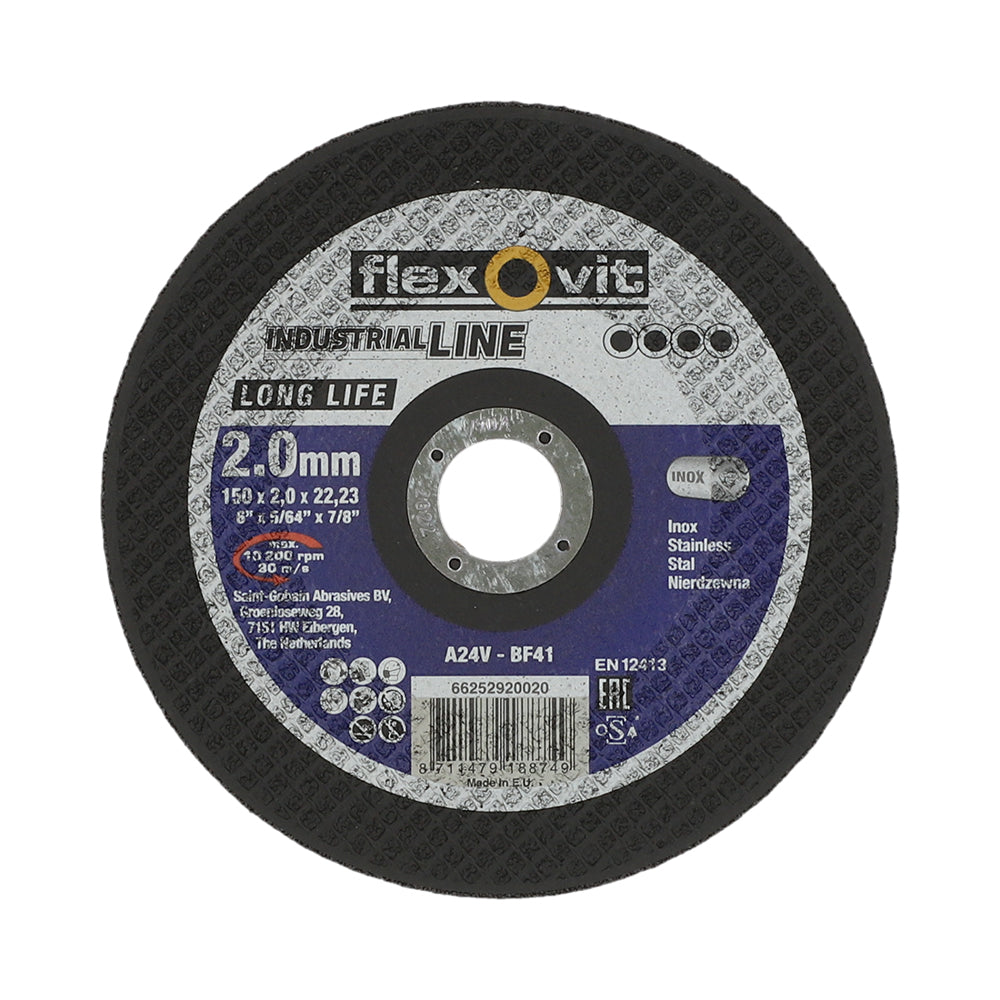 FlexOvit Long Life 150mm x 2.0mm x 22.23mm