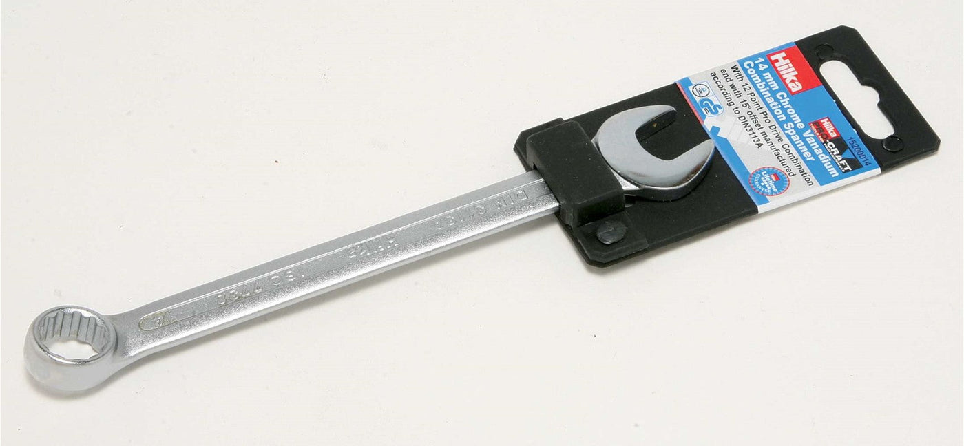 Hilka Chrome Vanadium Combination Spanner Pro Craft 14mm