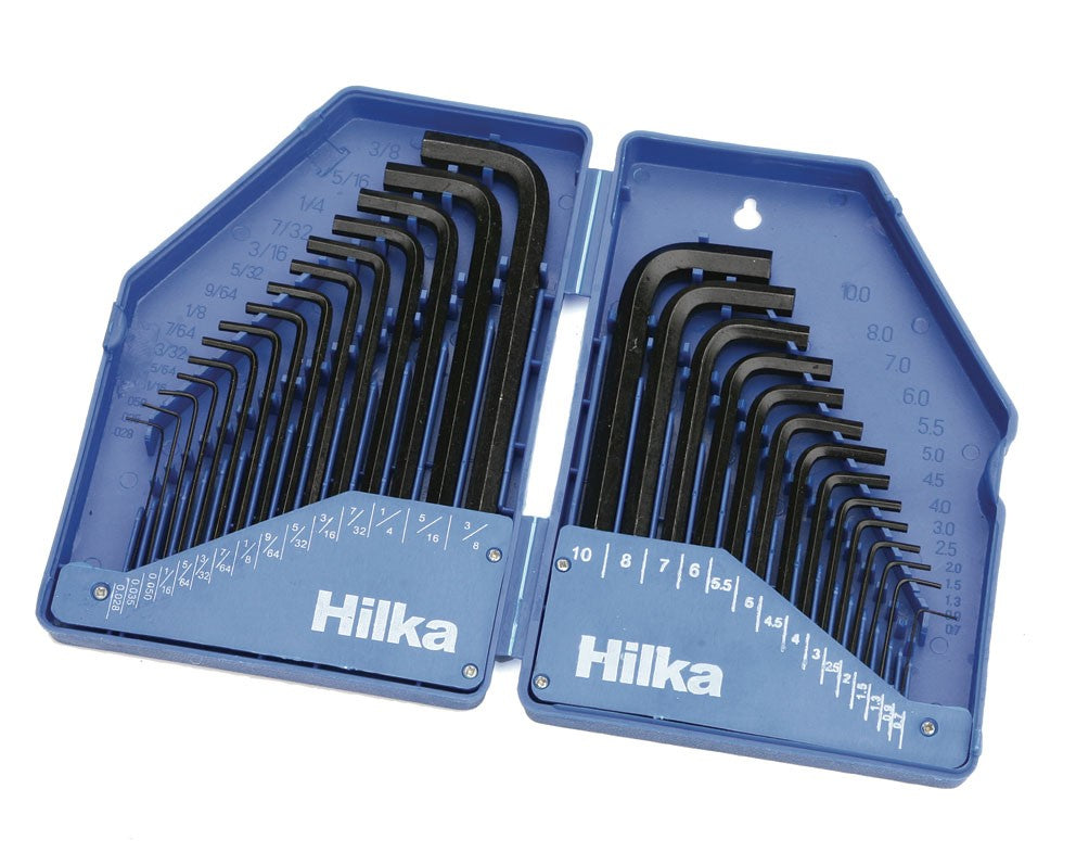 Hilka 30 Piece Hex Key Set in Folding Case