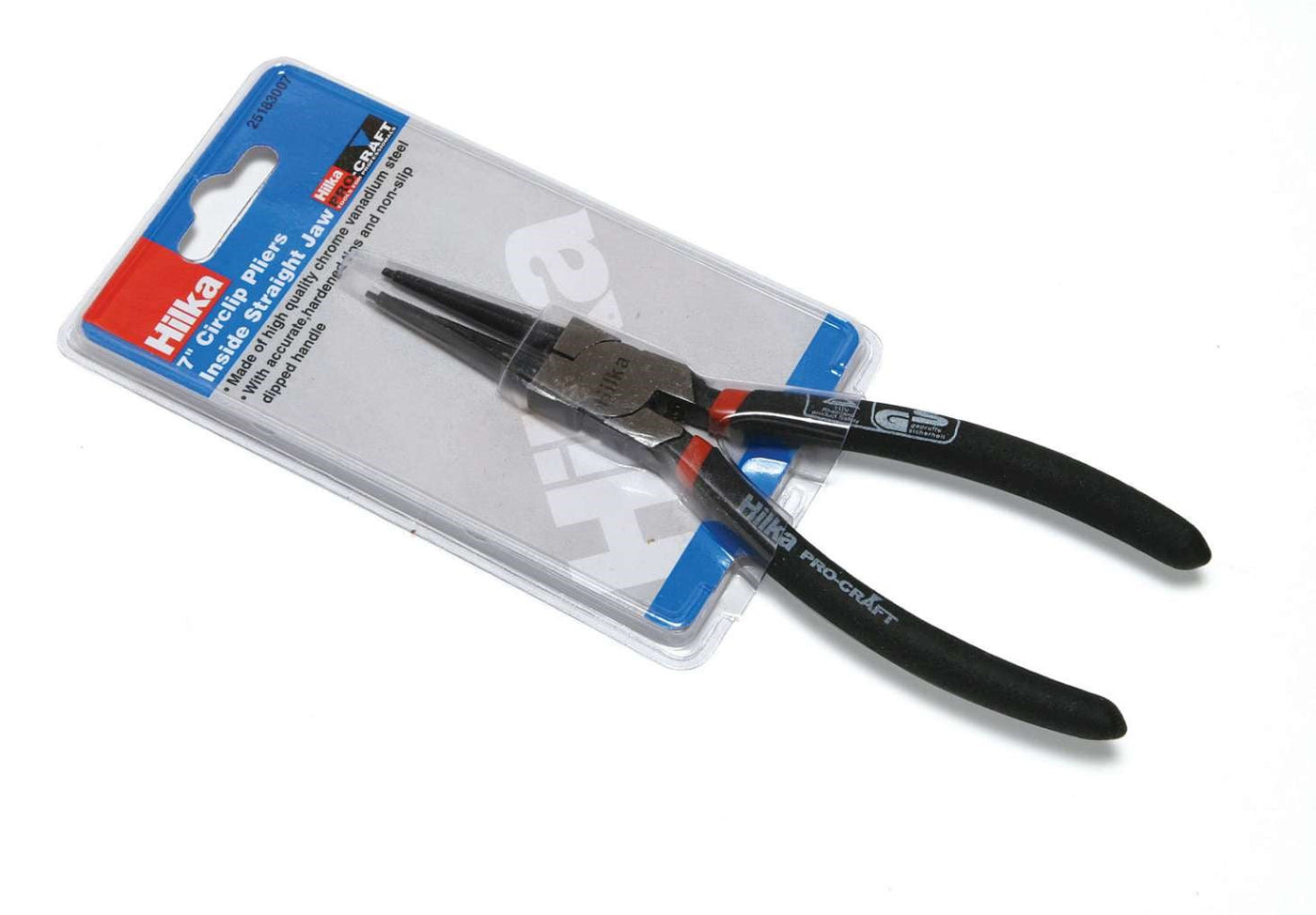 Hilka Circlip Pliers Pro Craft 7" Inside Straight Jaw