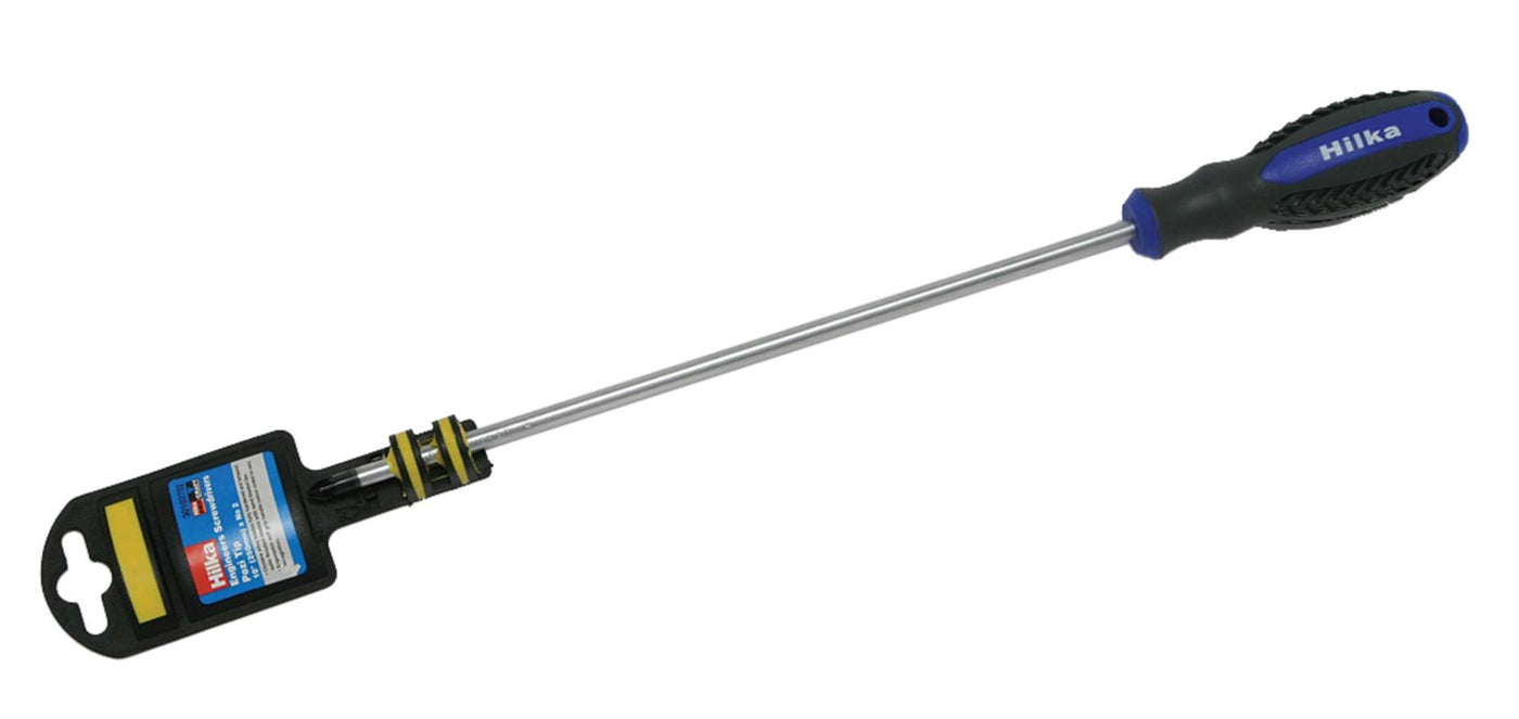Hilka Engineers Screwdriver Pozi Tip Pro Craft 10" (250 mm) x No 2