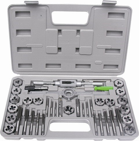 Hilka 40 Piece Alloy Steel Tap & Die Set Pro Craft