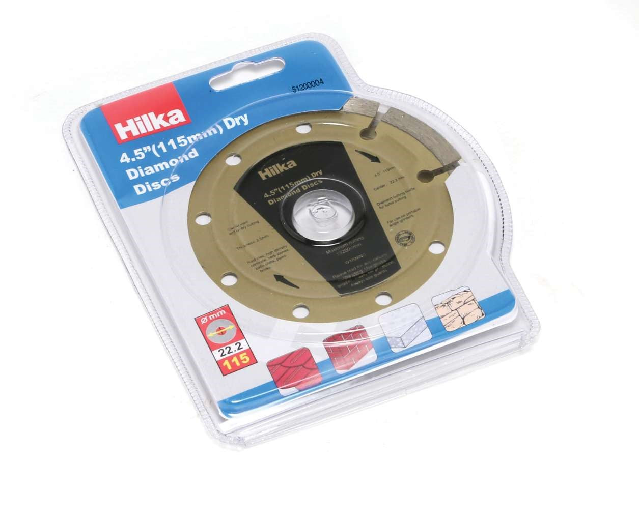 Hilka Diamond Cutting Disc Pro Craft 4.5" (115mm)