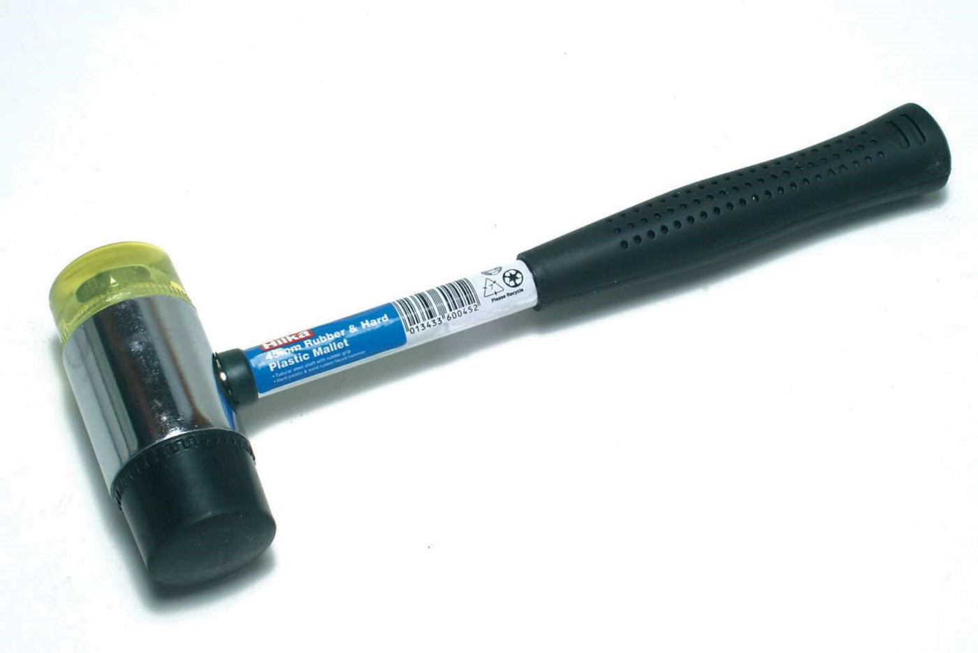 Hilka 45mm Rubber and Plastic Mallet Tubular Shaft Pro Craft